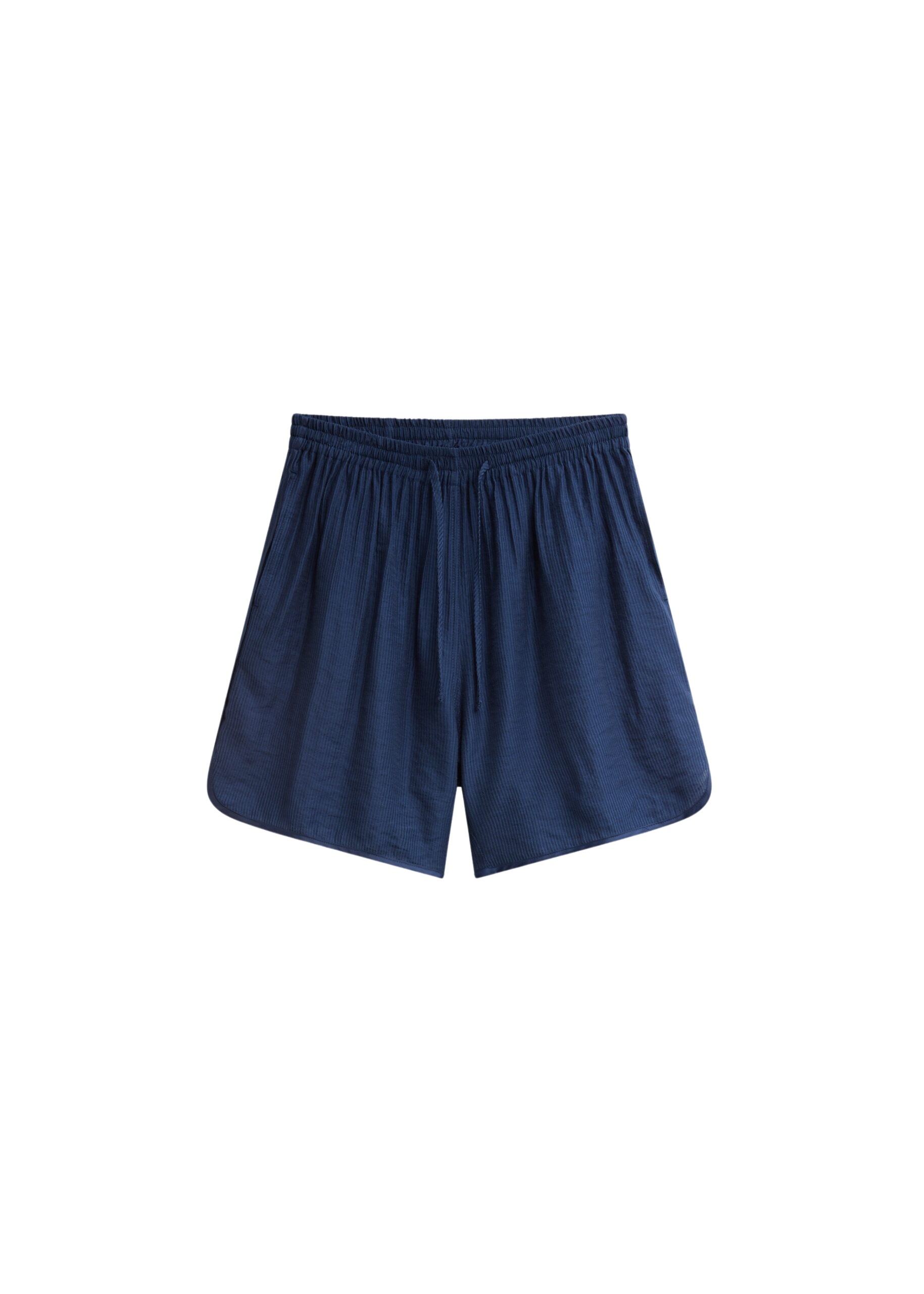 The Frankie Shop Coria Boxer Shorts – Navy Stripe