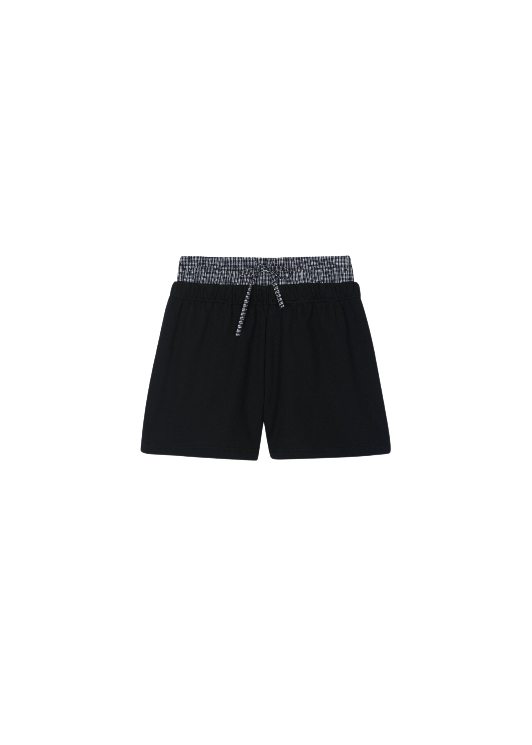 The Frankie Shop Cressy Double Waistband Shorts – Black