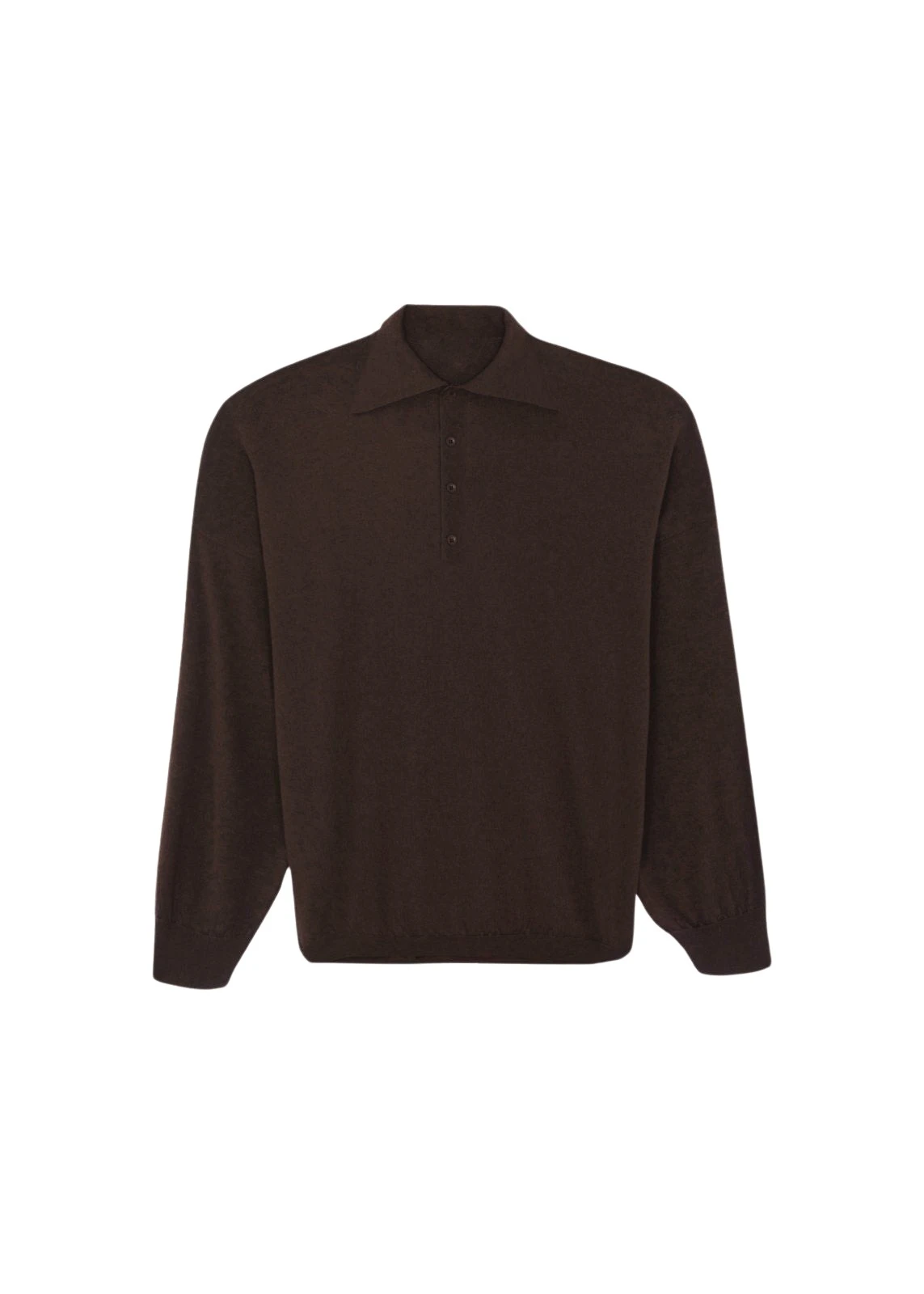 The-Frankie-Shop-Croydon-Padded-Knit-Polo-Brown-coveti76231_nobg The Frankie Shop Croydon Padded Knit Polo - Brown - Oversized Minimalist Knitwear in Beige - Shop at Luxury Shoes
