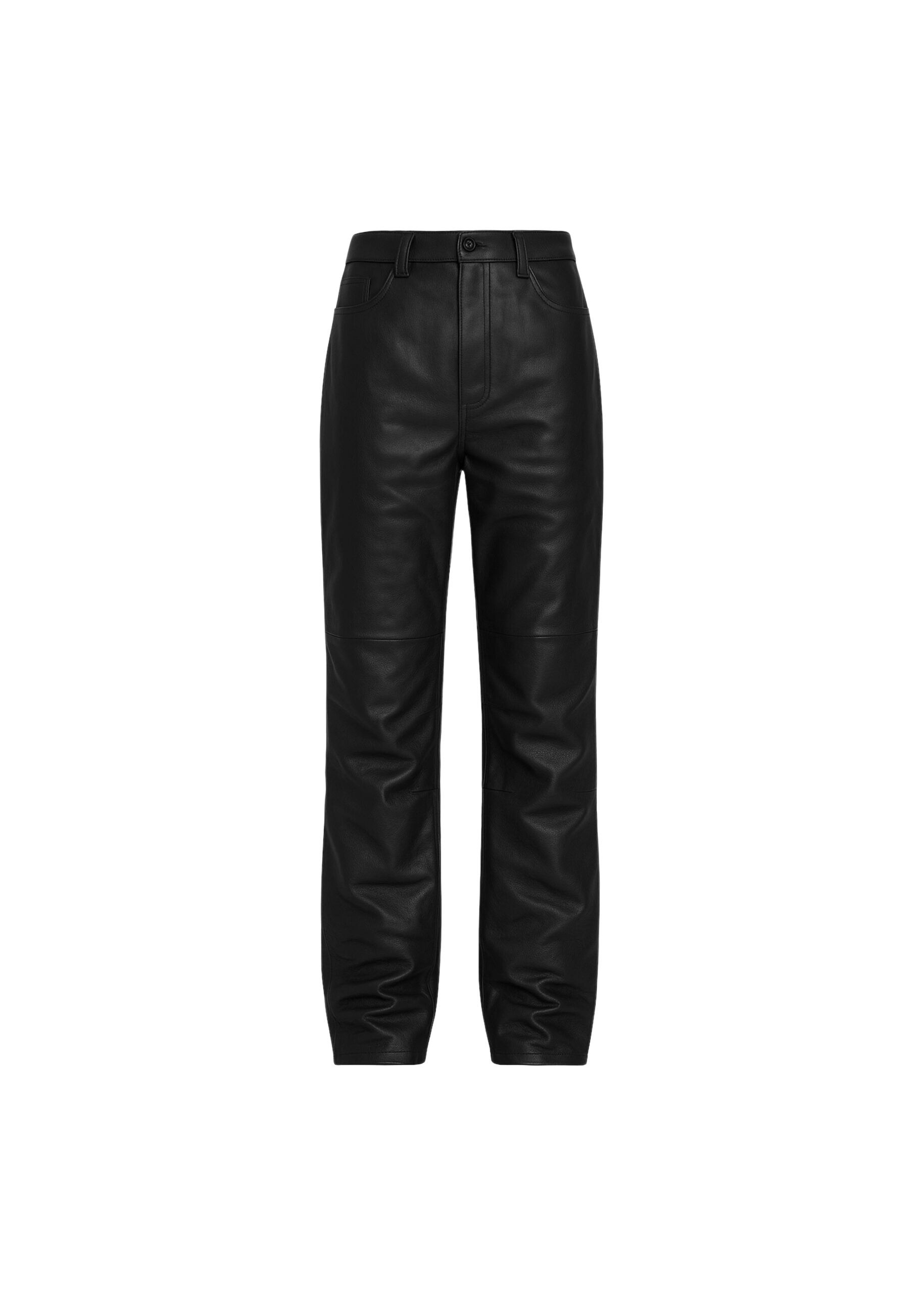 The Frankie Shop Dalston Leather Pants – Black