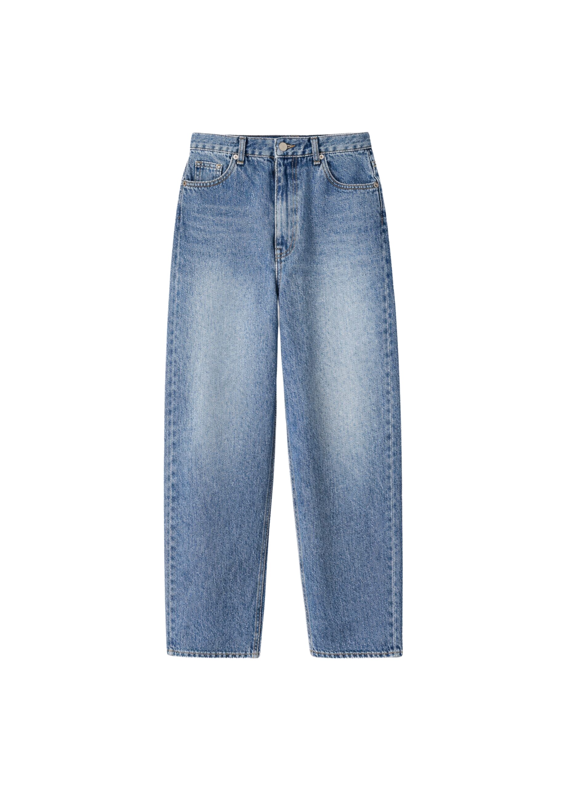 The Frankie Shop Dawson Wide Leg Jeans – Medium Wash