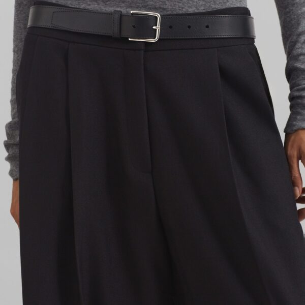 The Frankie Shop Doyer Pleated Trousers – Black, view 5