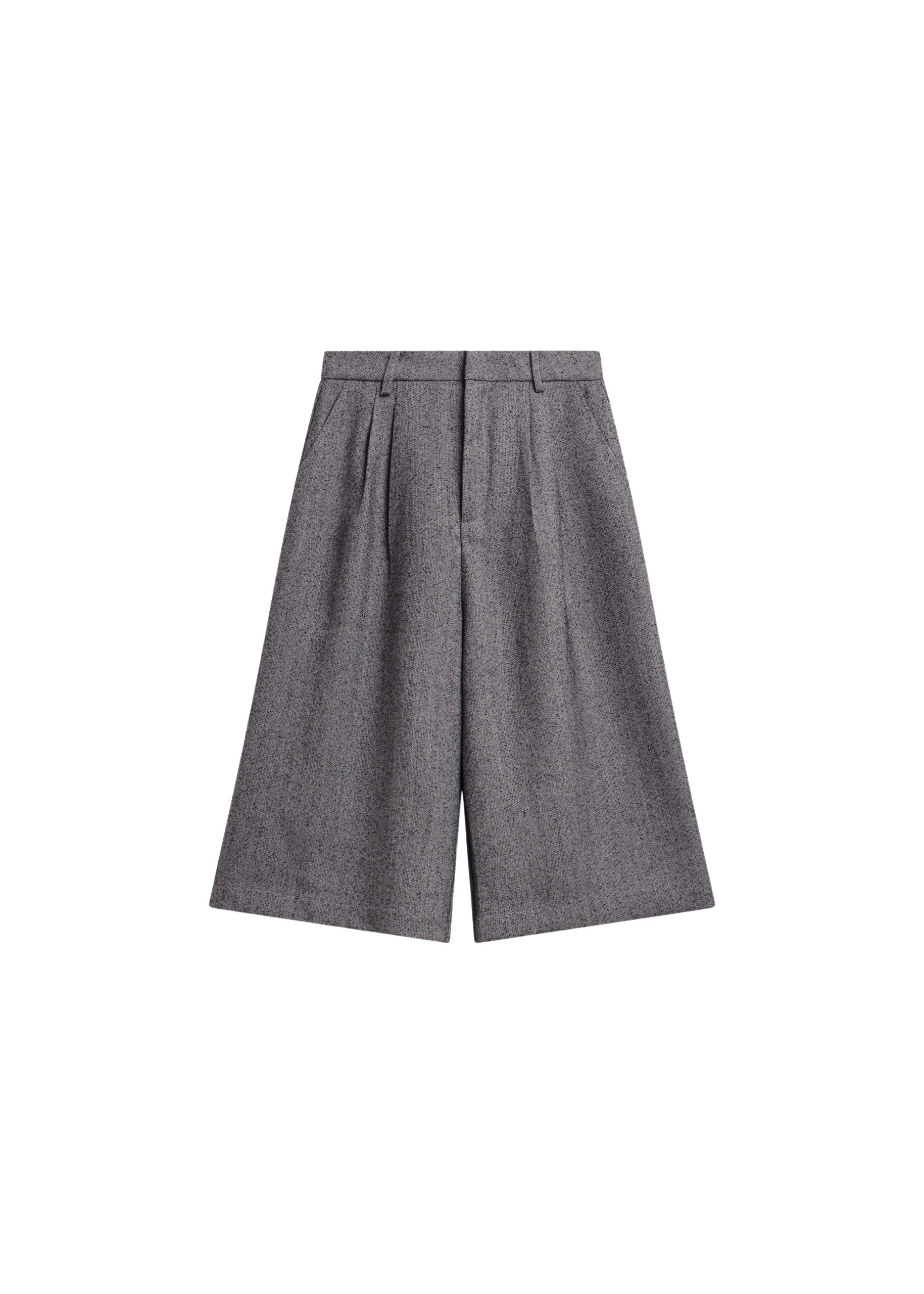 The Frankie Shop Dunley Bermuda Shorts – Charcoal Melange