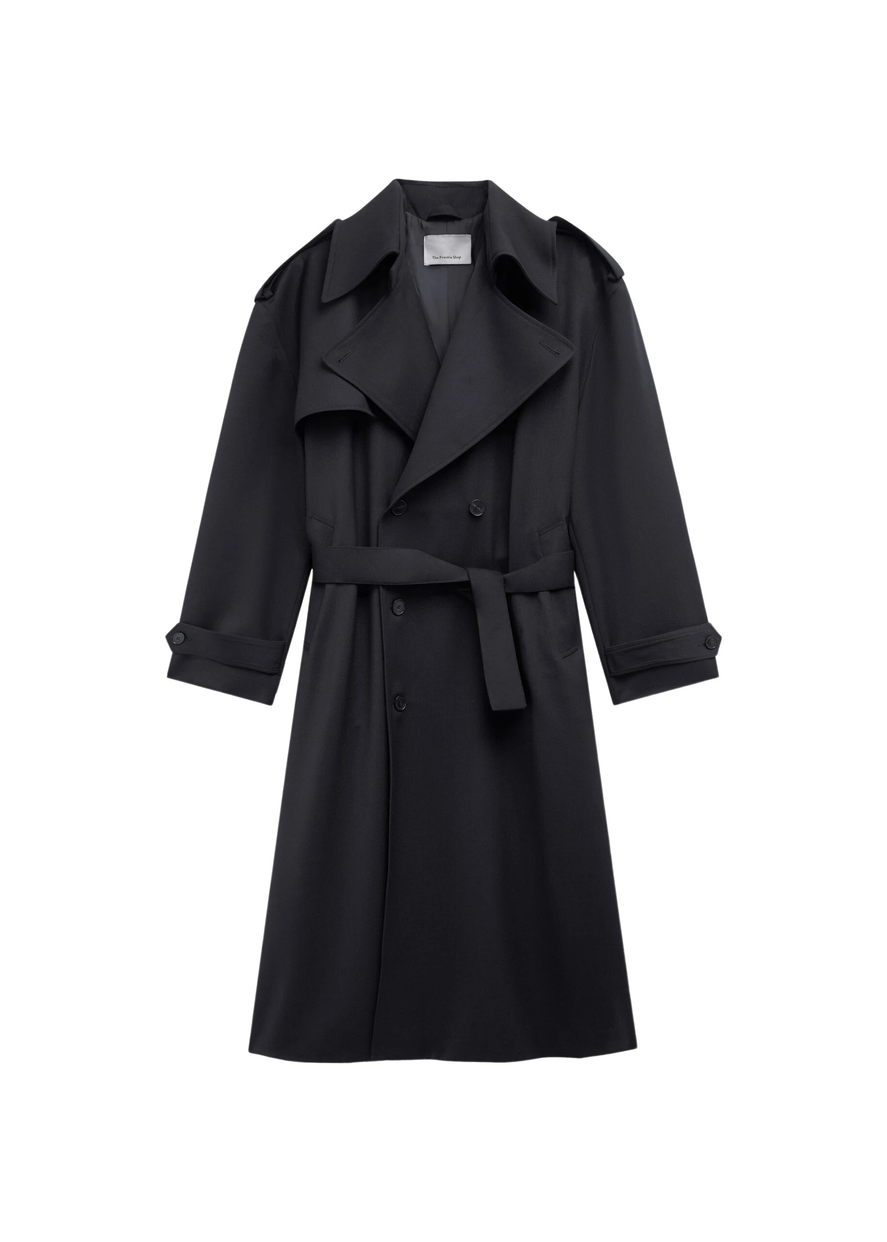 The-Frankie-Shop-Dursley-Tailored-Trench-Coat-Black-coveti-scaled57291_nobg The Frankie Shop Dursley Tailored Trench Coat - Black - Oversized Minimalist Coats in Black - Shop at Luxury Shoes