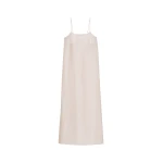 The Frankie Shop Dylana Sleeveless Maxi Dress - Faded Pink - Oversized Minimalist Dresses in Pink - Shop at Luxury Shoes 