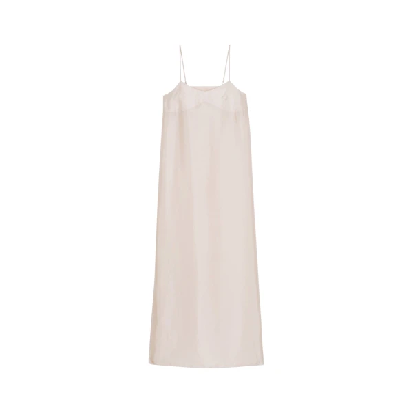 The Frankie Shop Dylana Sleeveless Maxi Dress - Faded Pink - Oversized Minimalist Dresses in Pink - Shop at Luxury Shoes 
