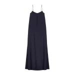 The Frankie Shop Dylana Sleeveless Maxi Dress - Navy - Oversized Minimalist Dresses in Blue - Shop at Luxury Shoes 
