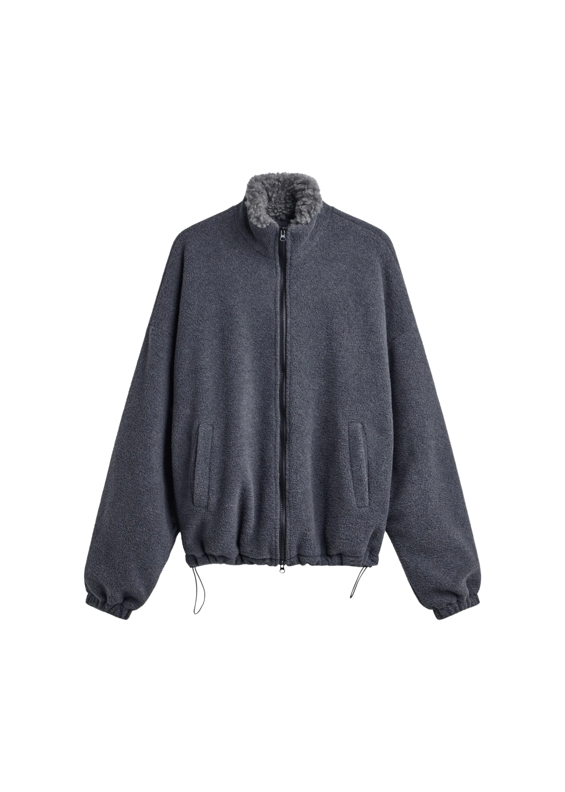The-Frankie-Shop-Edane-Fleece-Jacket-Dark-Grey-coveti-scaled42528_nobg The Frankie Shop Edane Fleece Jacket - Dark Grey - Oversized Minimalist Jackets in Grey - Shop at Luxury Shoes