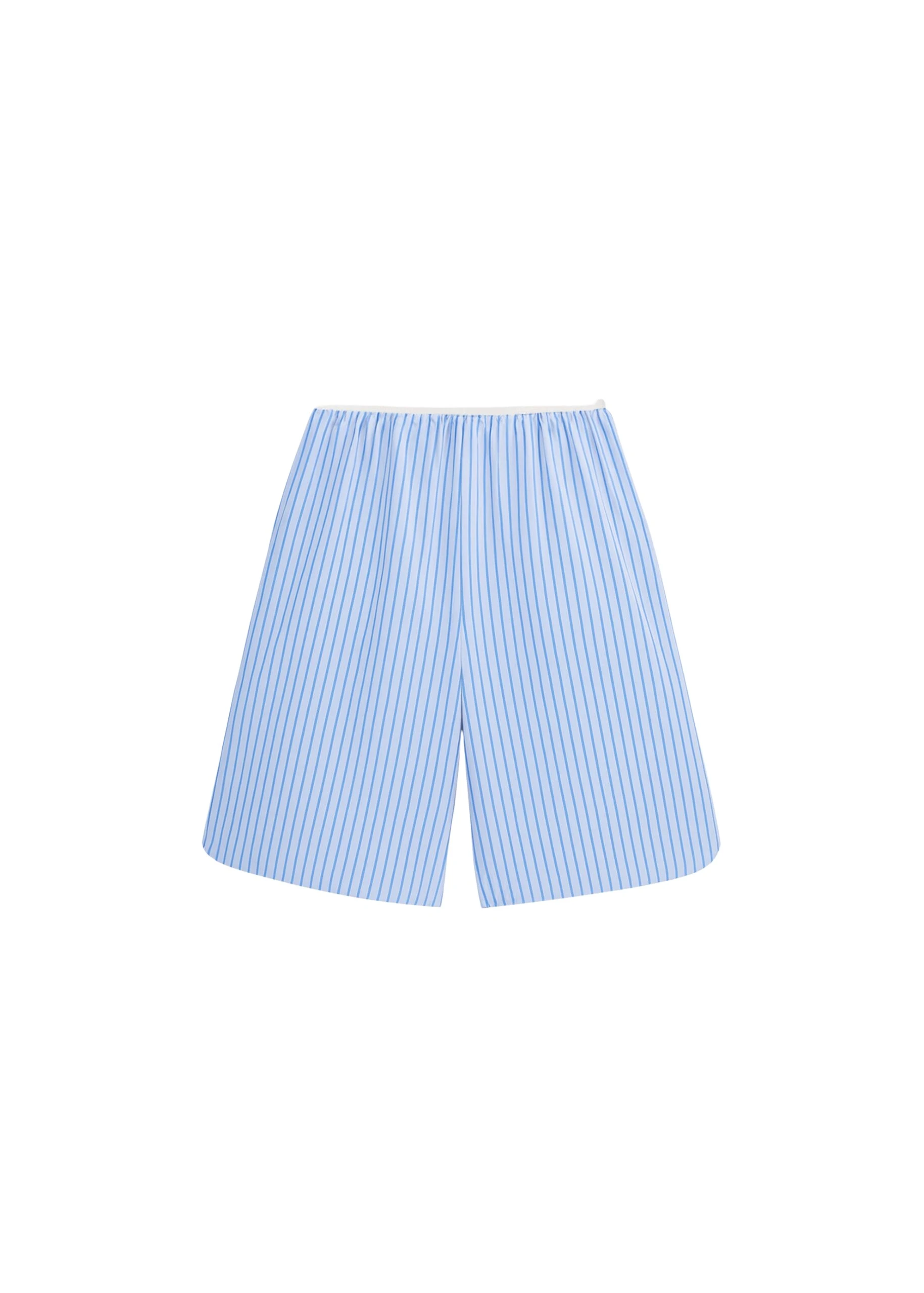 The-Frankie-Shop-Elyn-Cotton-Bermuda-Shorts-BlueWhite-Stripe-coveti-scaled12560_nobg The Frankie Shop Elyn Cotton Bermuda Shorts - Blue/White Stripe - Oversized Minimalist Shorts in Multicolour - Shop at Luxury Shoes