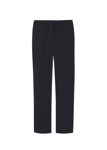 The Frankie Shop Emersyn Capri Pants - Black - Oversized Minimalist Pants in Black - Shop at Luxury Shoes 