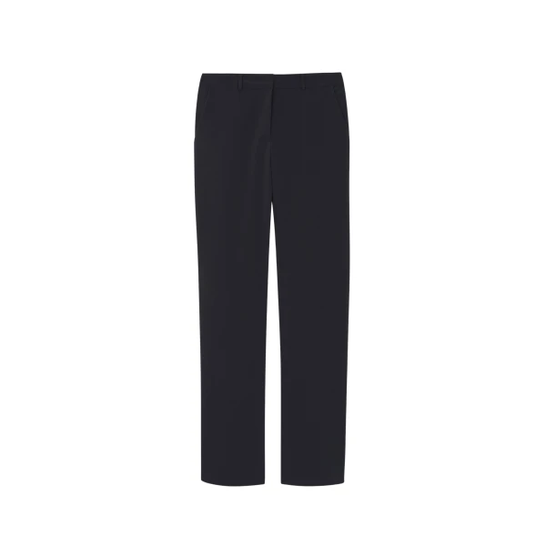 The Frankie Shop Emersyn Capri Pants - Black - Oversized Minimalist Pants in Black - Shop at Luxury Shoes 