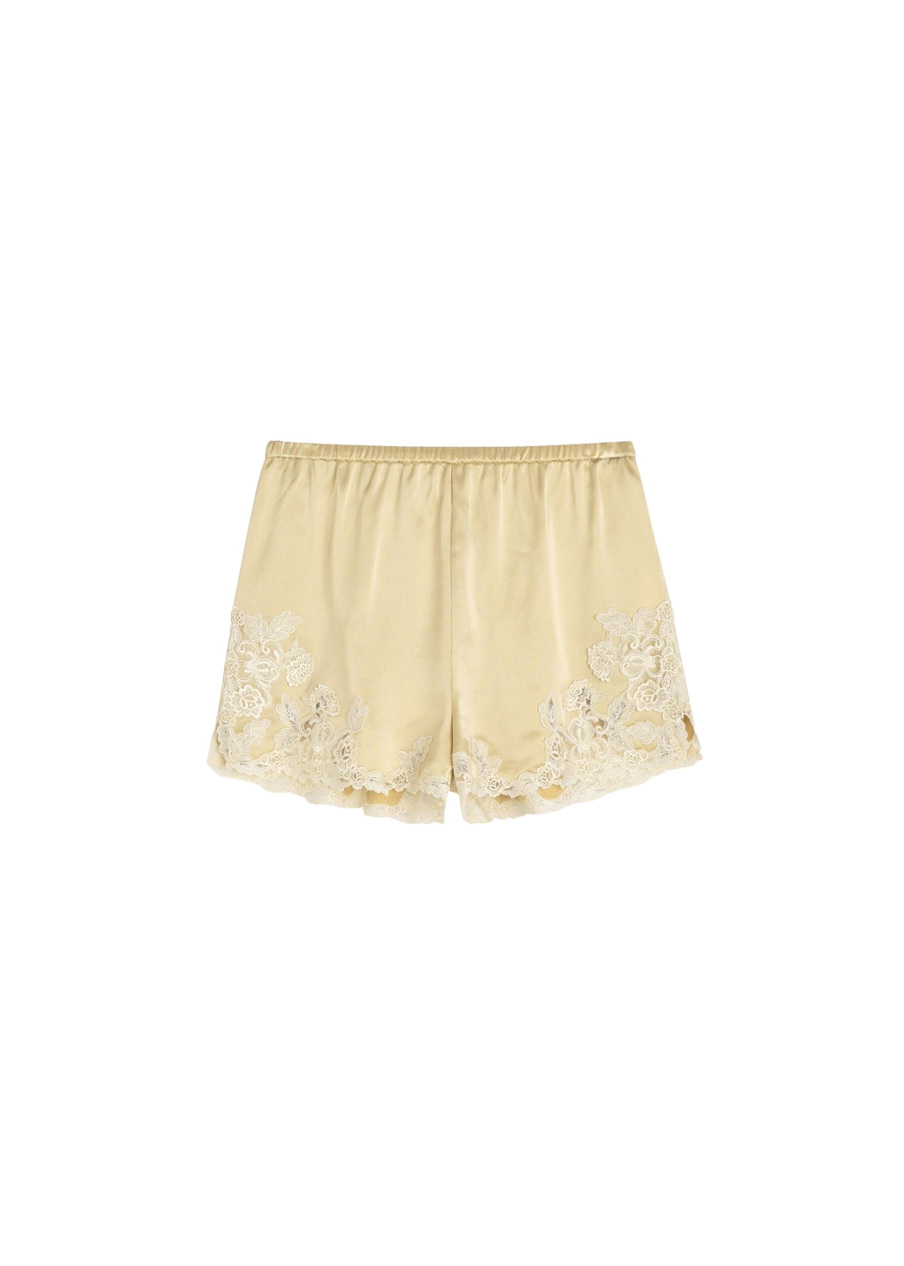 The Frankie Shop Eri Satin Shorts – Vanilla Cream