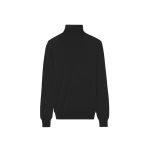 The Frankie Shop Eve Thin Turtleneck Sweater - Black - Oversized Minimalist Knitwear in Black - Shop at Luxury Shoes 
