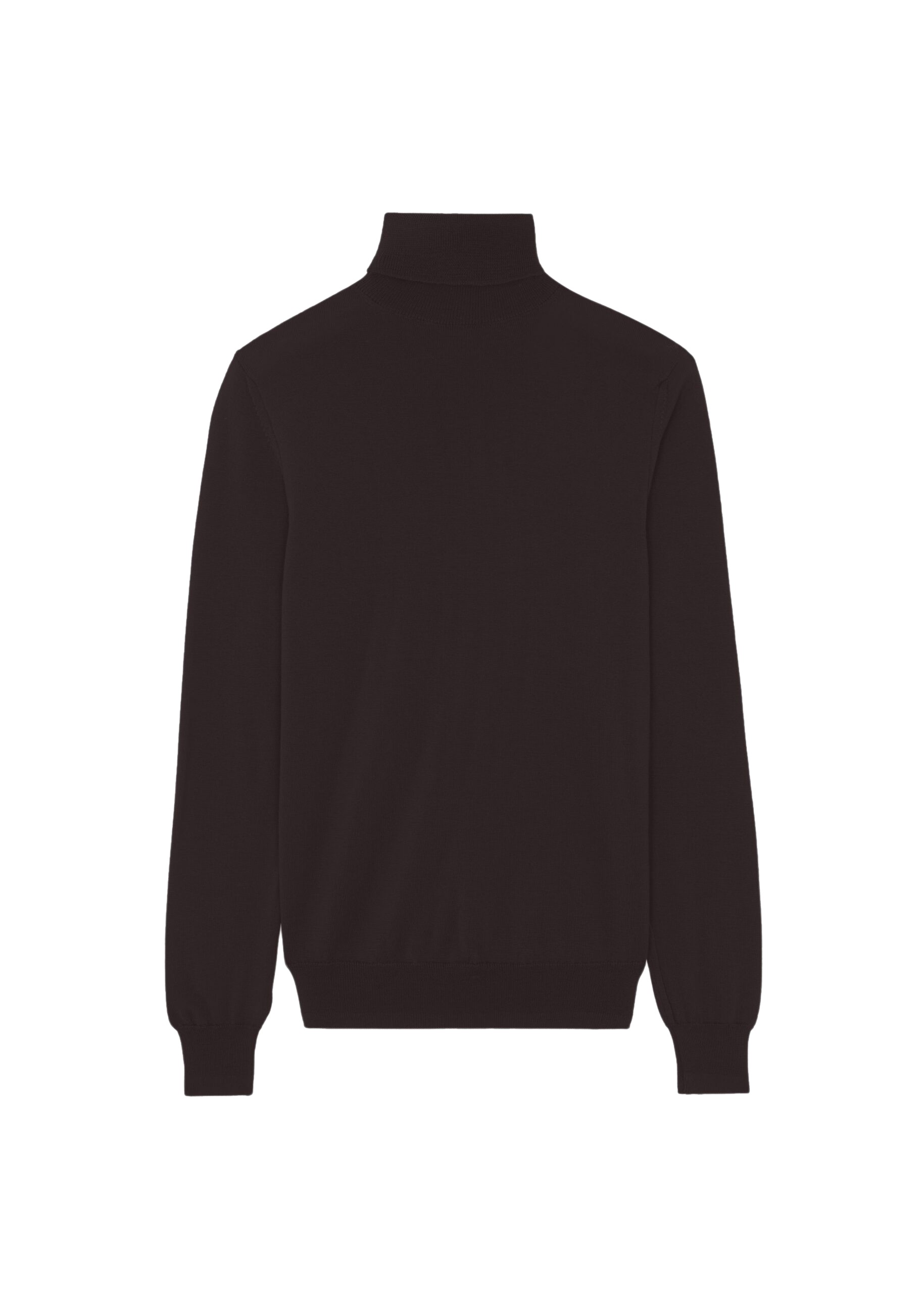 The Frankie Shop Eve Thin Turtleneck Sweater - Dark Brown - Oversized Minimalist Knitwear in Beige - Shop at Luxury Shoes 