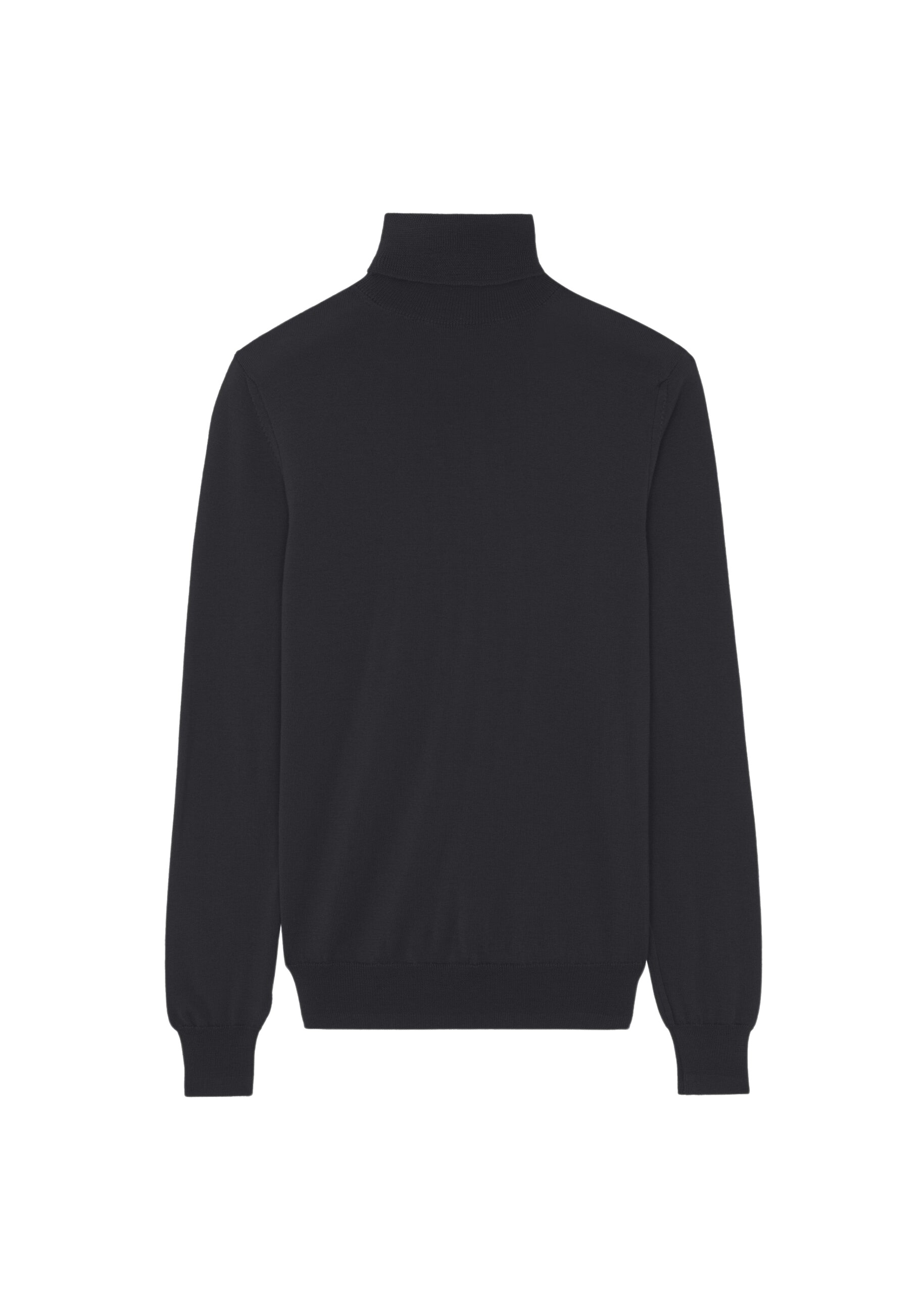 The Frankie Shop Eve Thin Turtleneck Sweater - Dark Grey Melange - Oversized Minimalist Knitwear in Grey - Shop at Luxury Shoes 