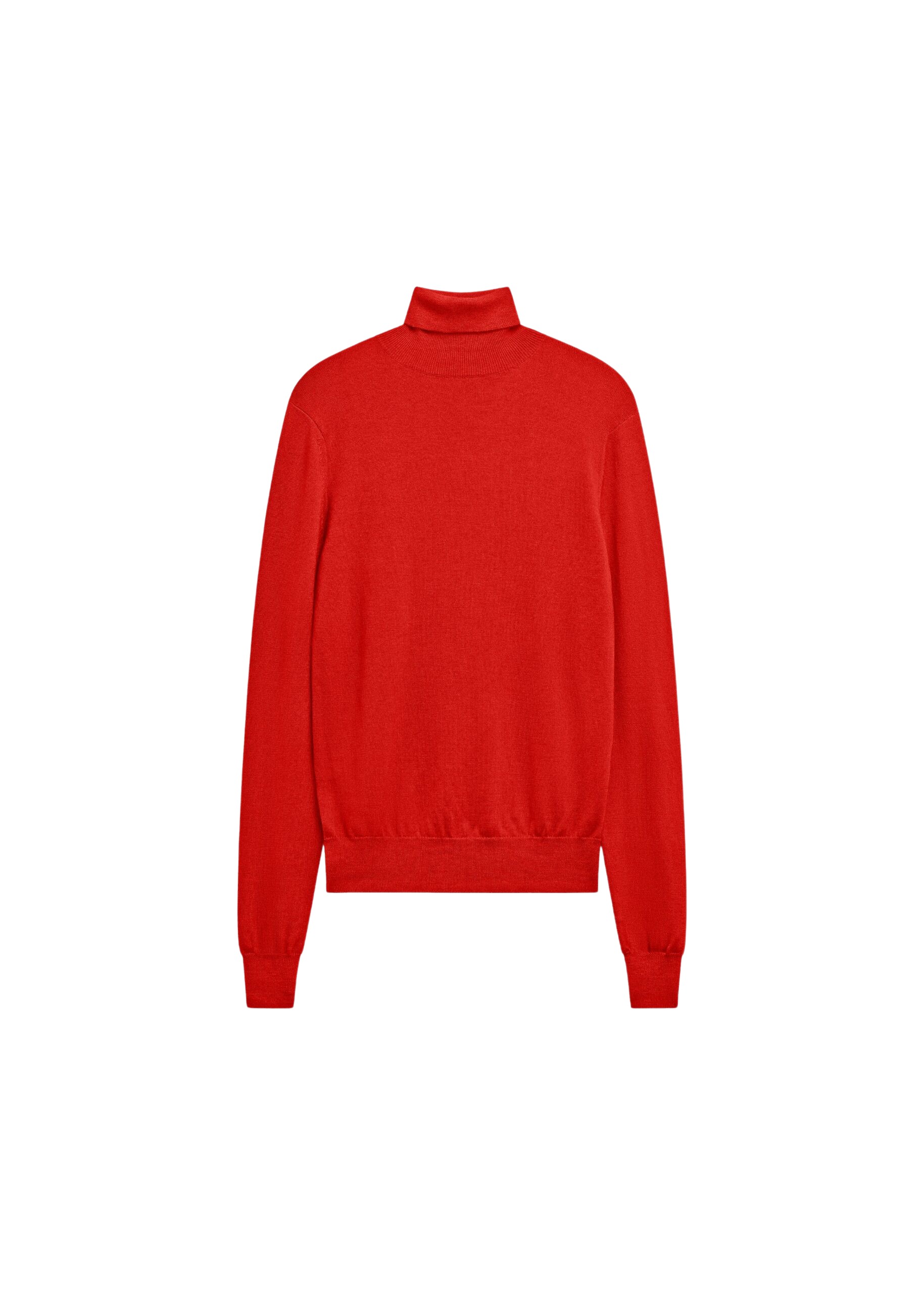 The Frankie Shop Eve Thin Turtleneck Sweater – Red
