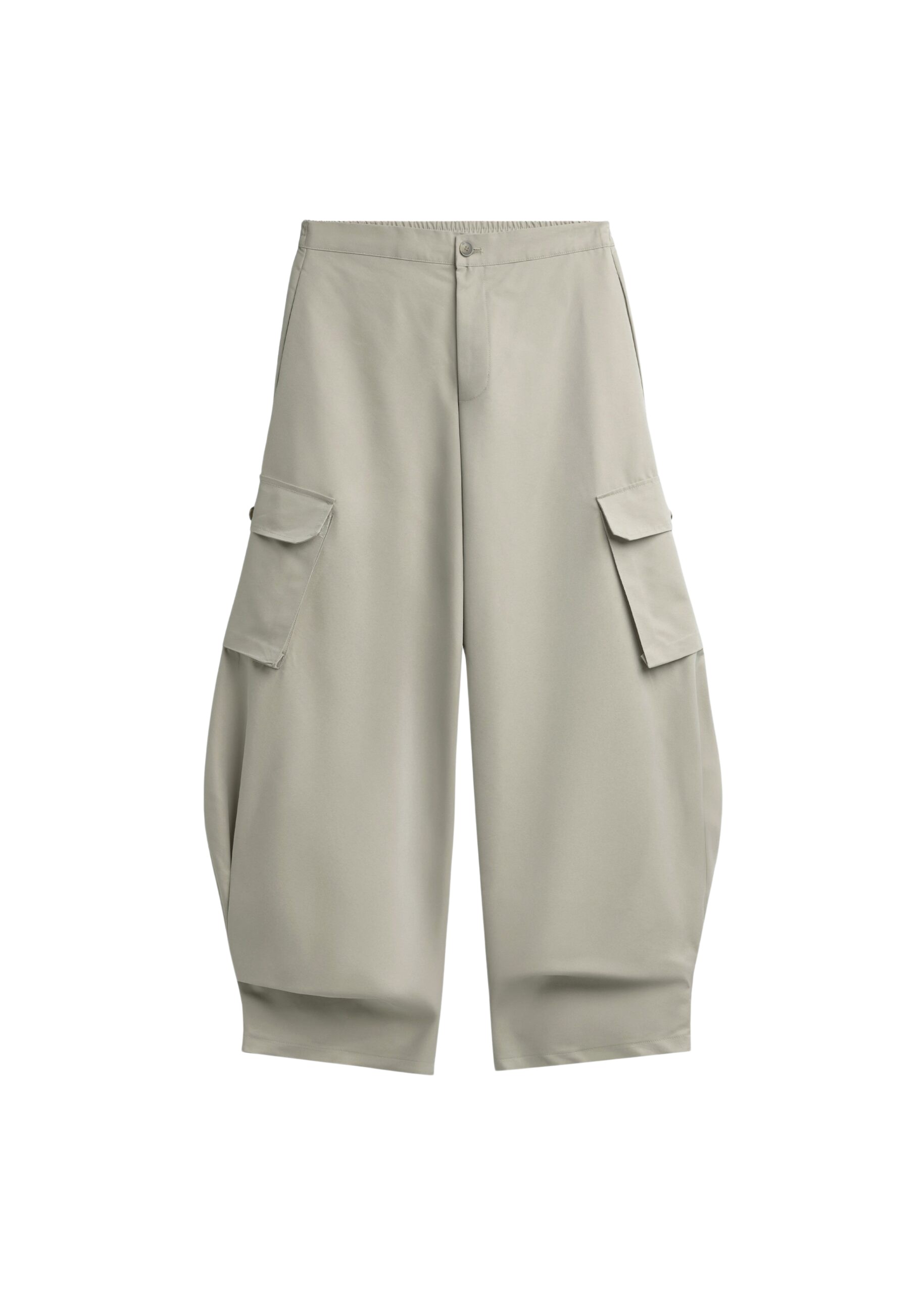 The Frankie Shop Geilo Barrel Leg Pants – Beige