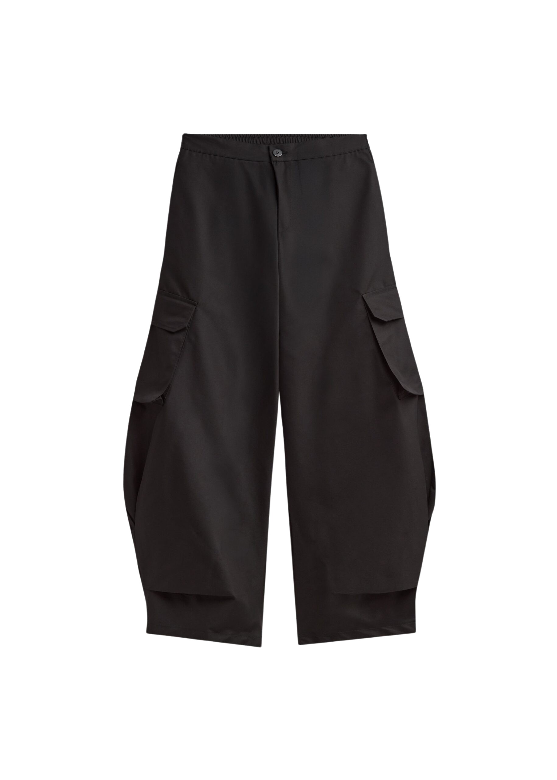 The Frankie Shop Geilo Barrel Leg Pants – Black