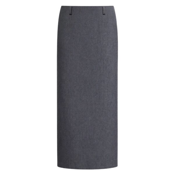 The Frankie Shop Gema Pencil Skirt – Dark Grey Melange