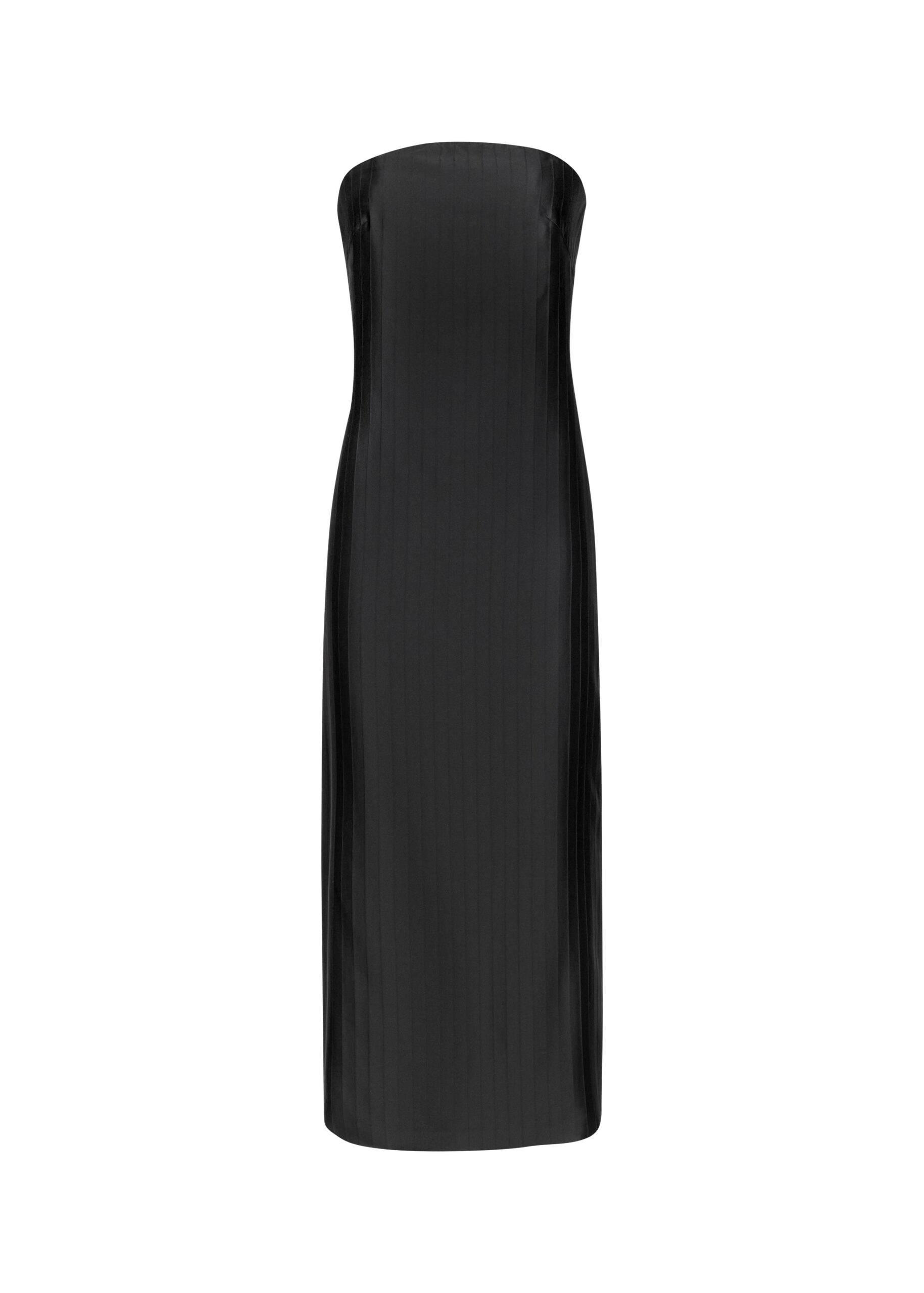 The Frankie Shop Giulia Bustier Dress - Black - Oversized Minimalist Dresses in Black - Shop at Luxury Shoes 