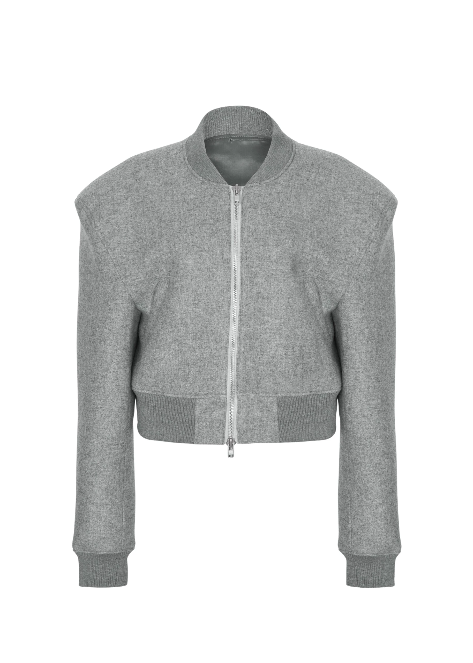 The-Frankie-Shop-Glane-Padded-Wool-Bomber-Jacket-Grey-Melange-coveti-scaled44985_nobg The Frankie Shop Glane Padded Wool Bomber Jacket - Grey Melange - Oversized Minimalist Jackets in Grey - Shop at Luxury Shoes
