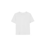 The Frankie Shop Harper Soft Organic T-Shirt - Off White - Oversized Minimalist Tops in White - Shop at Luxury Shoes 