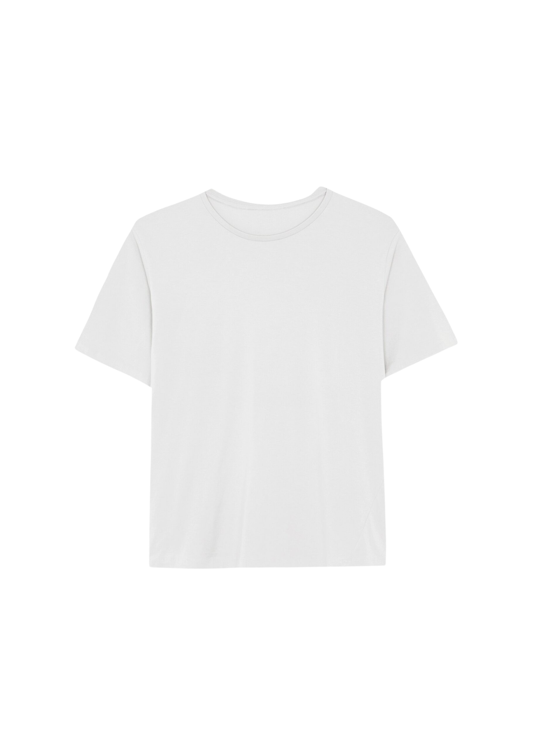 The Frankie Shop Harper Soft Organic T-Shirt - Off White - Oversized Minimalist Tops in White - Shop at Luxury Shoes 