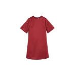 The Frankie Shop Harperz Mini Dress - Cabernet - Oversized Minimalist Dresses in Red - Shop at Luxury Shoes 