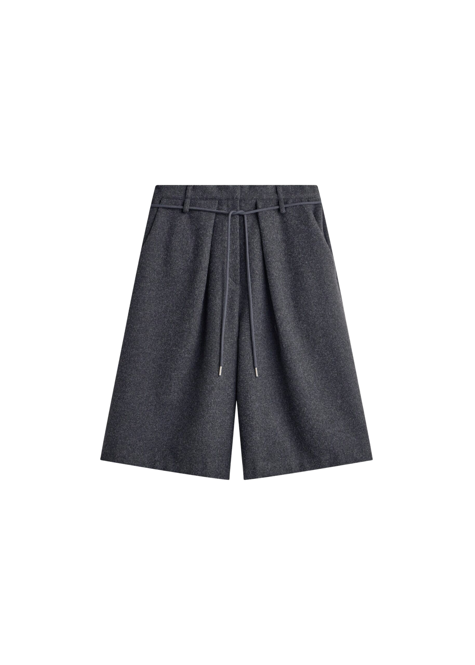 The Frankie Shop Hemavan Bermuda Shorts – Dark Grey