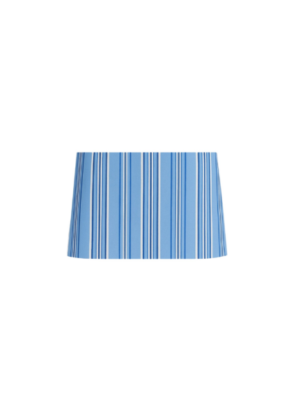 The Frankie Shop Hera Mini Skirt - Blue Multi Stripe - Oversized Minimalist Skirts in Multicolour - Shop at Luxury Shoes 