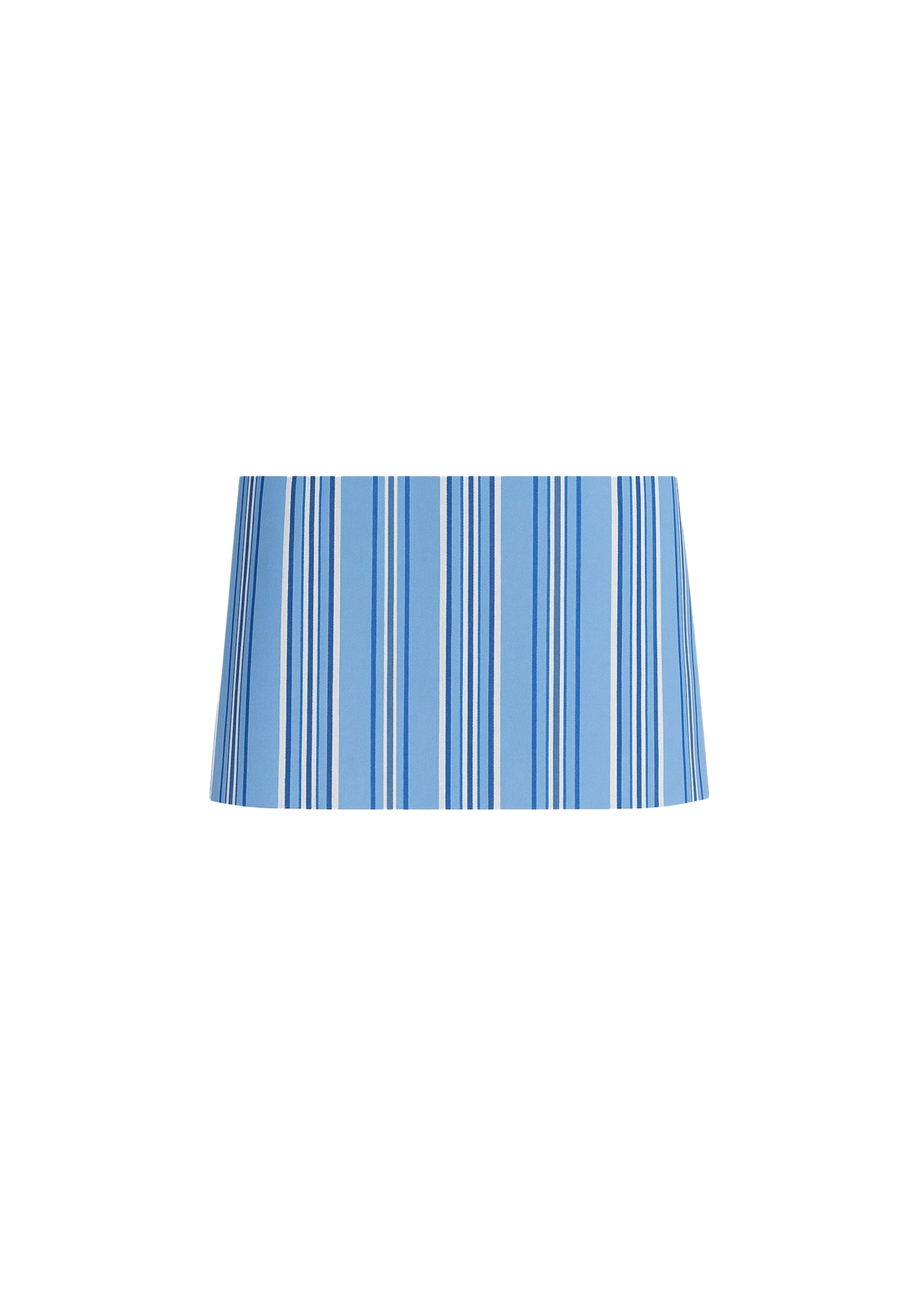 The Frankie Shop Hera Mini Skirt - Blue Multi Stripe - Oversized Minimalist Skirts in Multicolour - Shop at Luxury Shoes 