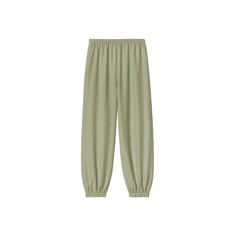 The Frankie Shop Isola Fluid Balloon Pants - Sage - Oversized Minimalist Pants in Green - Shop at Luxury Shoes 