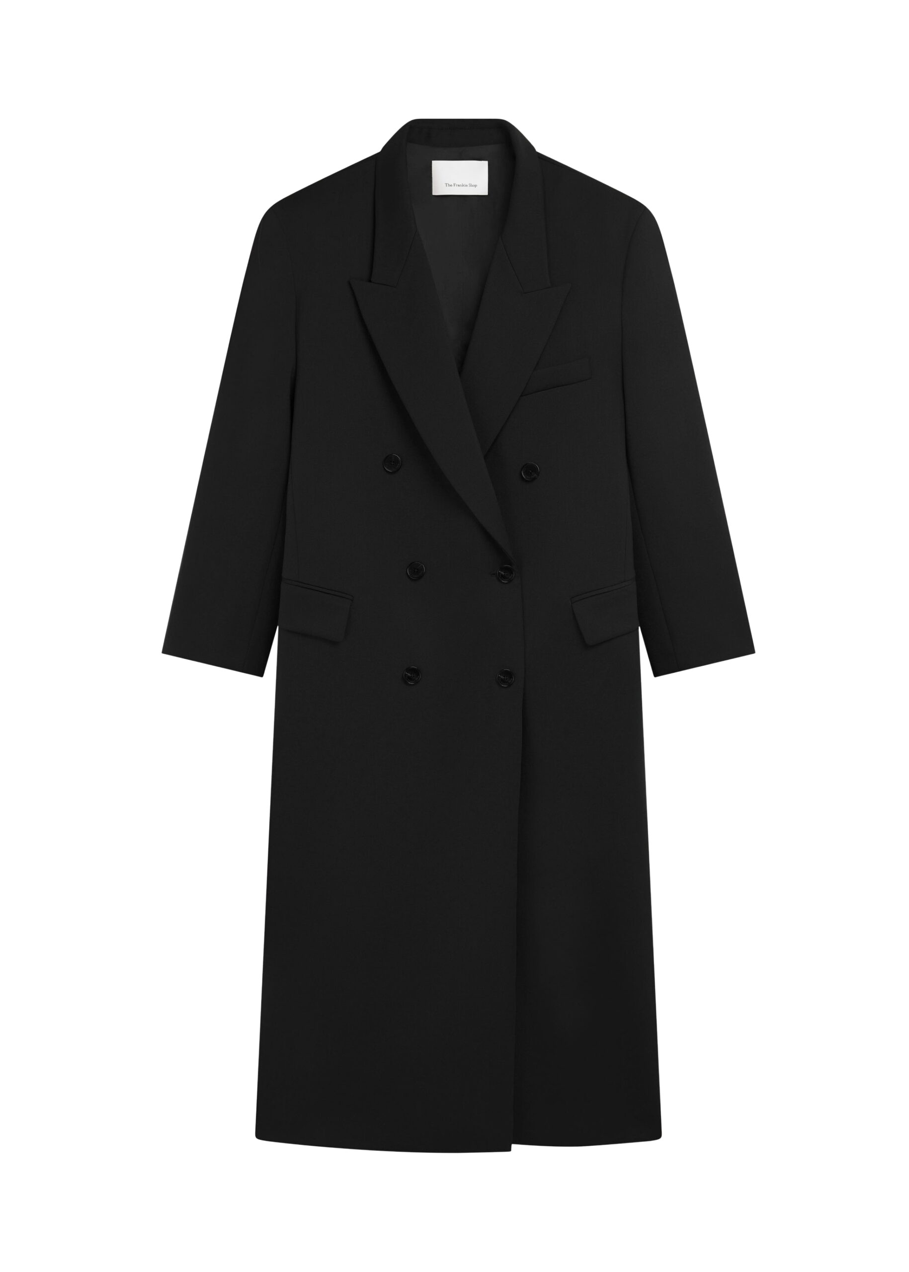 The Frankie Shop Jane Long Coat – Black