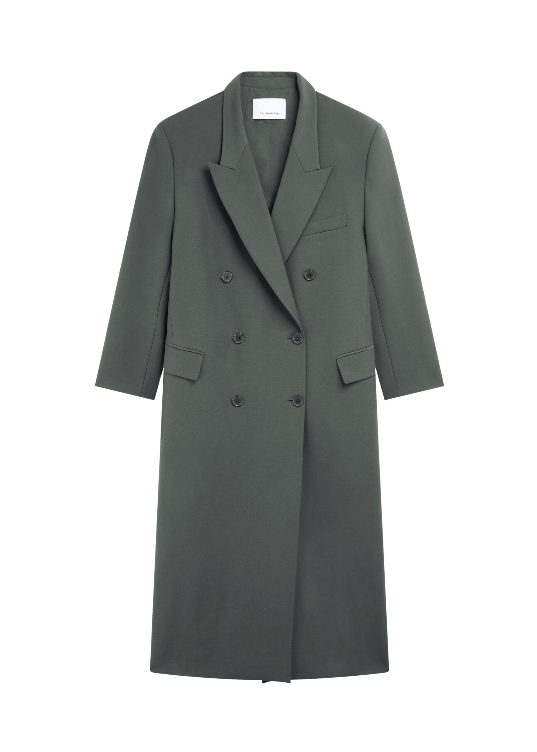The Frankie Shop Jane Long Coat – Light Khaki