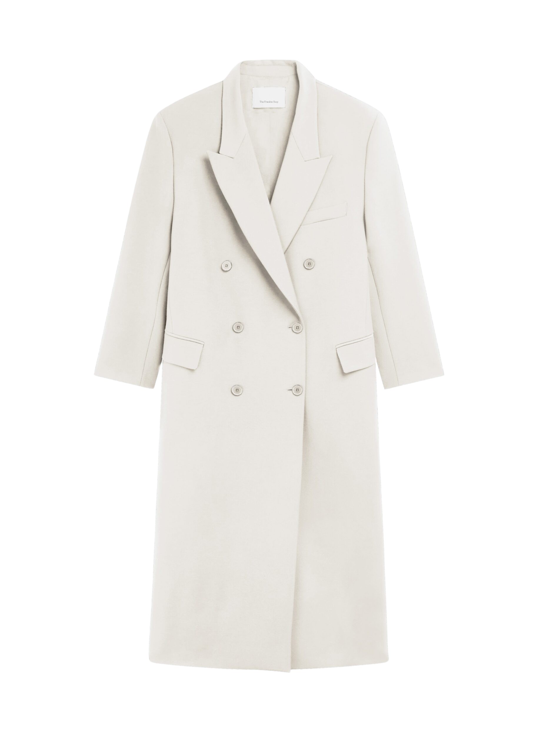 The Frankie Shop Jane Long Coat – White