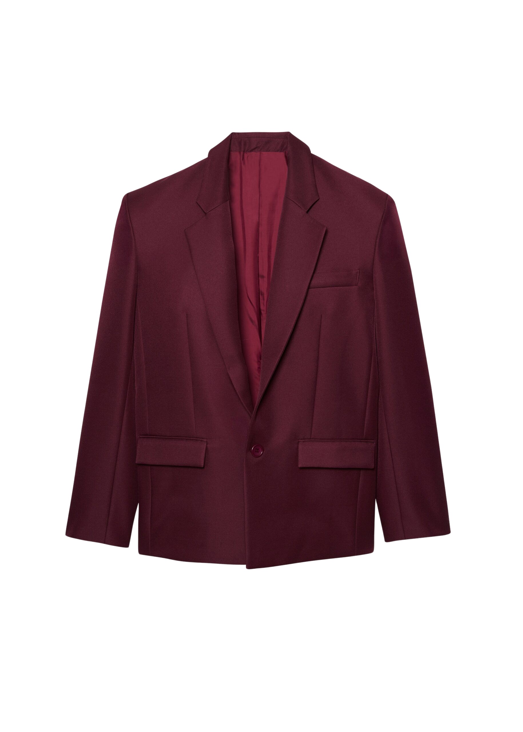 The Frankie Shop Jun Blazer – Burgundy