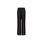 The Frankie Shop Kadala Silk Blend Trousers - Black - Oversized Minimalist Pants in Black - Shop at Luxury Shoes 