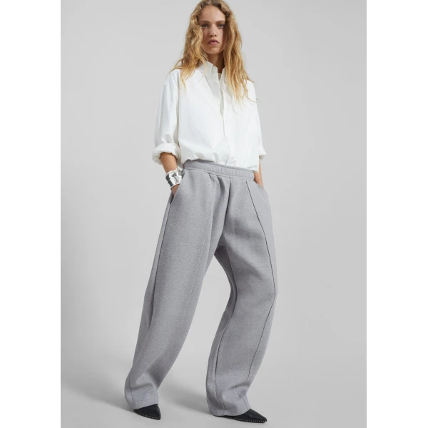 The Frankie Shop Keane Tapered Sweatpants – Grey, view 2