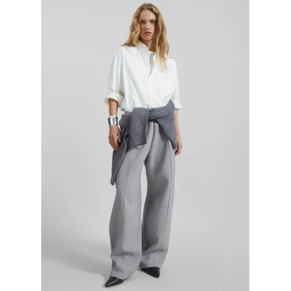 The Frankie Shop Keane Tapered Sweatpants – Grey, view 3