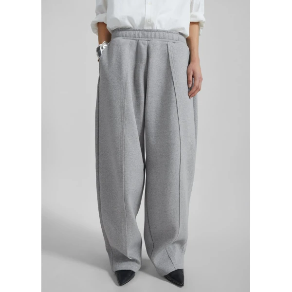 The Frankie Shop Keane Tapered Sweatpants – Grey, view 4
