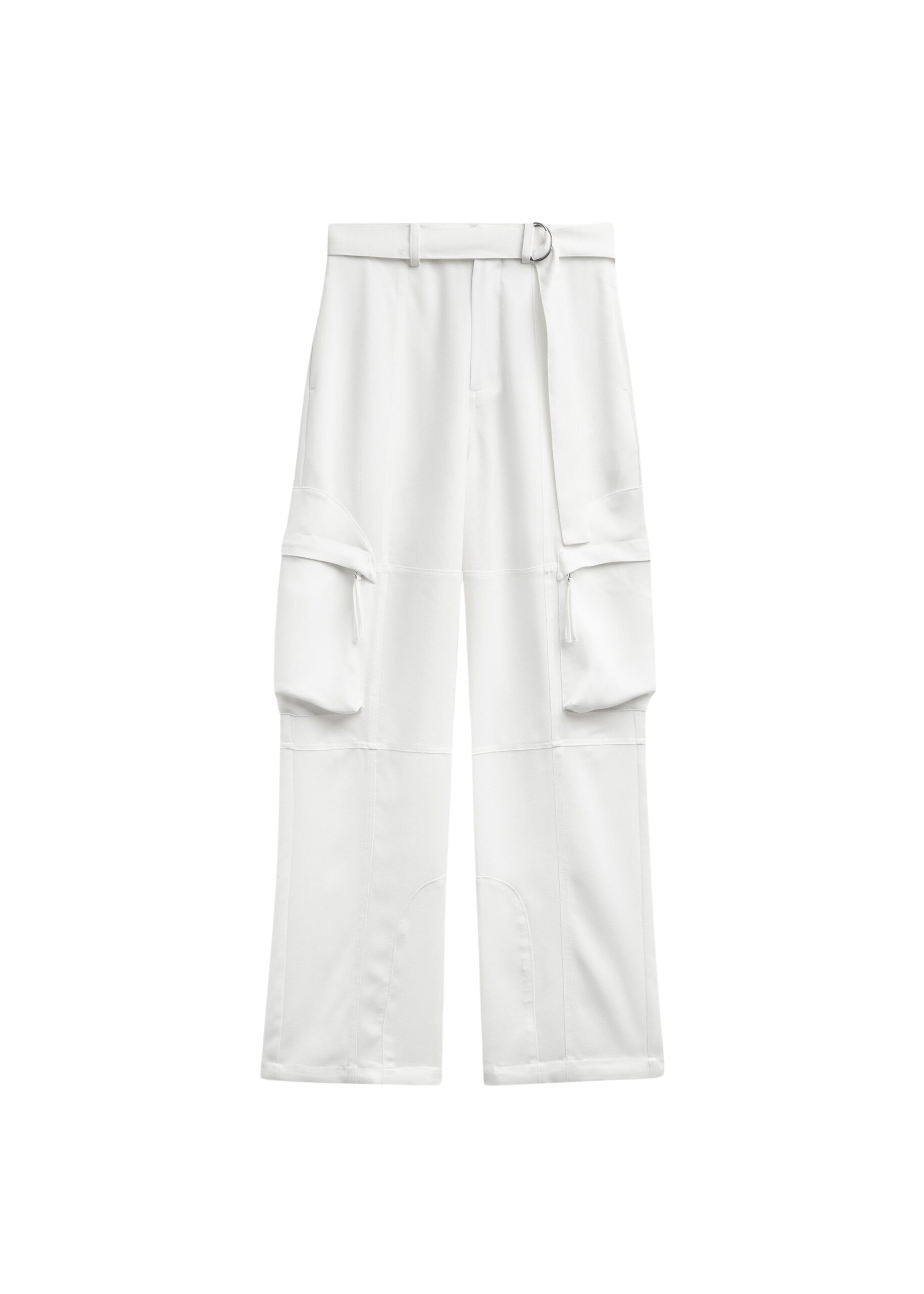 The Frankie Shop Kelly Fluid Cargo Pants – White