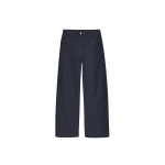 The Frankie Shop Kessel Denim Pants - Dark Wash - Oversized Minimalist Pants in Grey - Shop at Luxury Shoes 