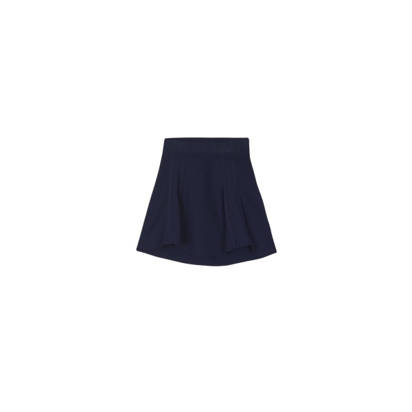 The Frankie Shop Kiama Sculpted Mini Skirt - Navy - Oversized Minimalist Skirts in Blue - Shop at Luxury Shoes 