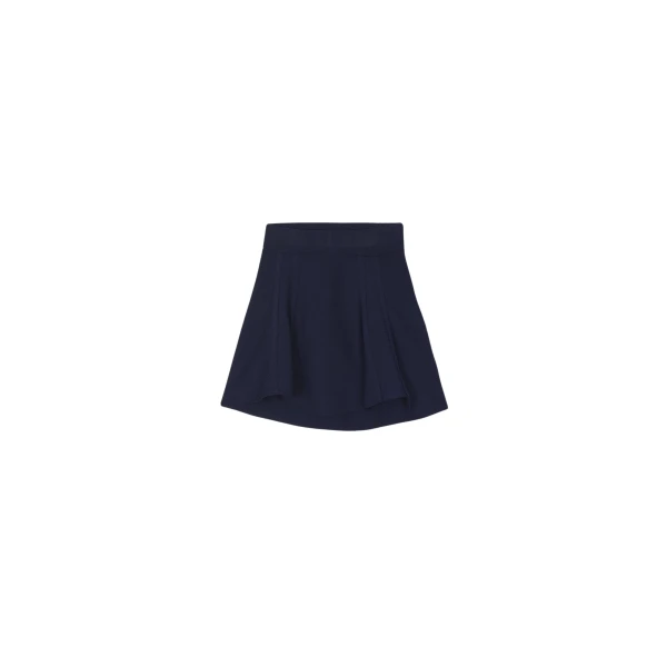 The Frankie Shop Kiama Sculpted Mini Skirt - Navy - Oversized Minimalist Skirts in Blue - Shop at Luxury Shoes 