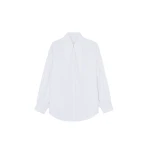 The Frankie Shop Klara Long Collar Shirt - White - Oversized Minimalist Tops in White - Shop at Luxury Shoes 