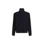 The Frankie Shop Koler Padded Knit Turtleneck – Black