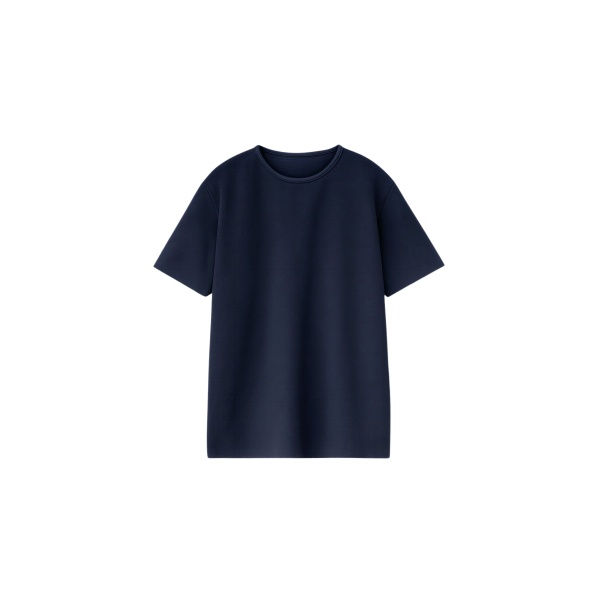 The Frankie Shop Leni Knit Oversized Top - Navy - Oversized Minimalist Tops in Blue - Shop at Luxury Shoes 