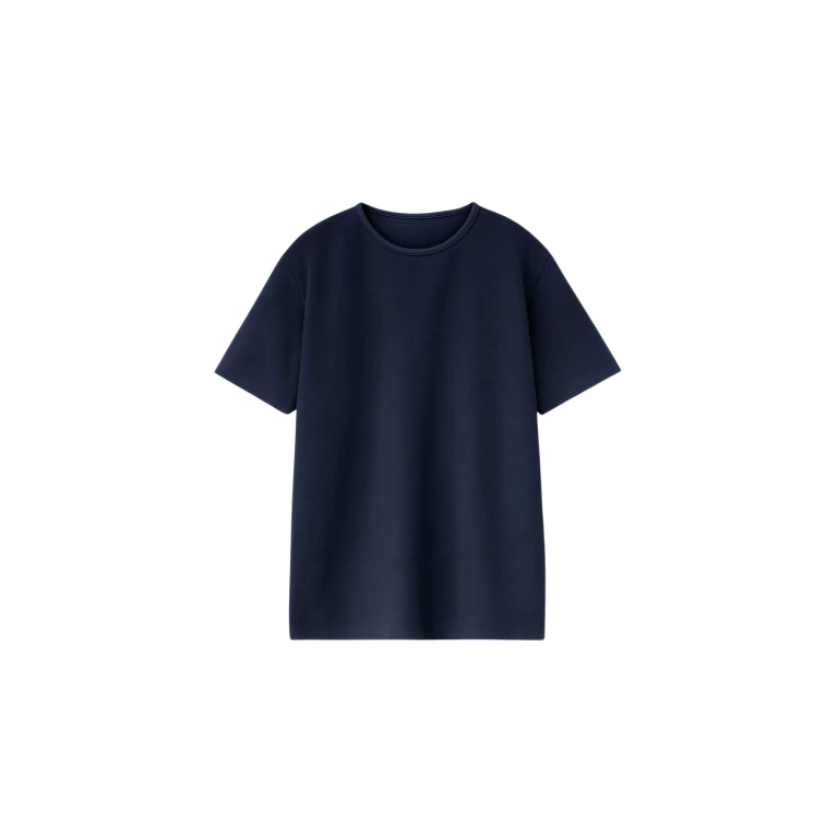 The Frankie Shop Leni Knit Oversized Top - Navy - Oversized Minimalist Tops in Blue - Shop at Luxury Shoes 