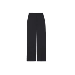 The Frankie Shop Lenora Straight Trousers - Black - Oversized Minimalist Pants in Black - Shop at Luxury Shoes 