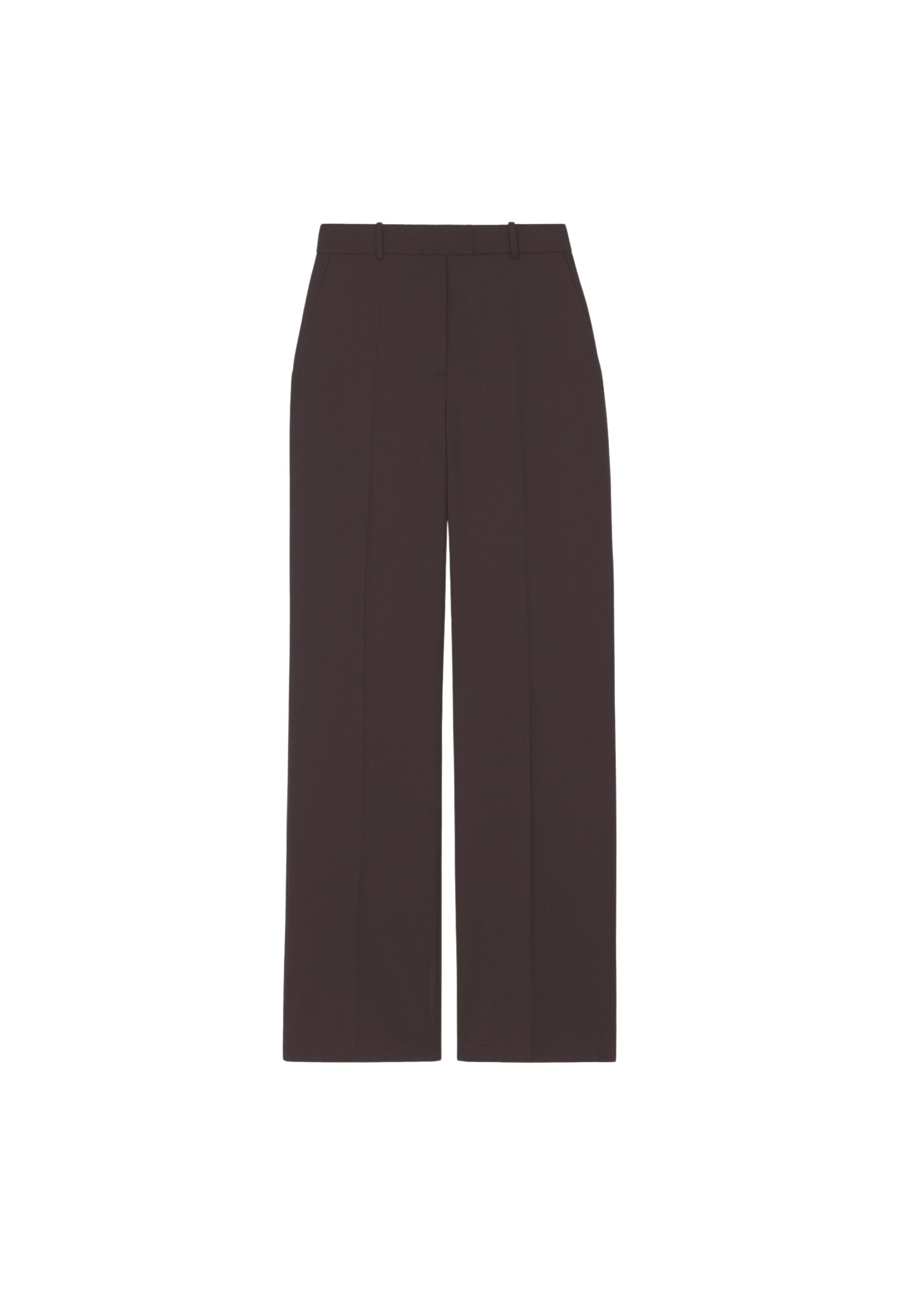 The Frankie Shop Lenora Straight Trousers – Brown